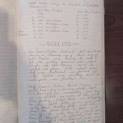 L.E. Block ship's log 1971