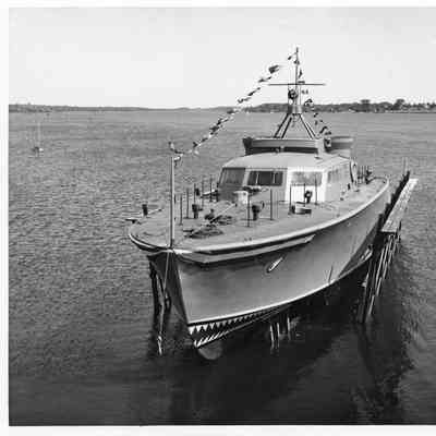 P-571 Post-christening at Peterson Boat Works July 15, 1944