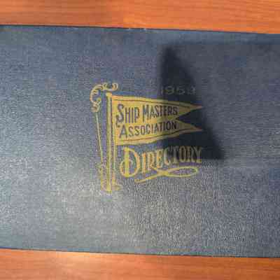Ship Masters Assocation 1959 directory