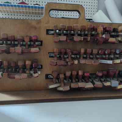 PBI Stamps and rack