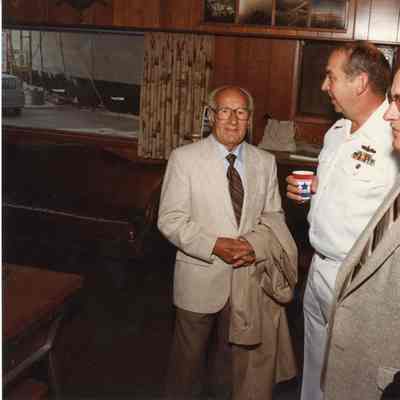 Ellsworth Peterson at party (for MCM-1?)