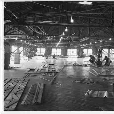 Work on loft floor