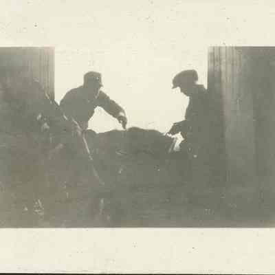Setting gillnets on the Search near Kenosha 1926