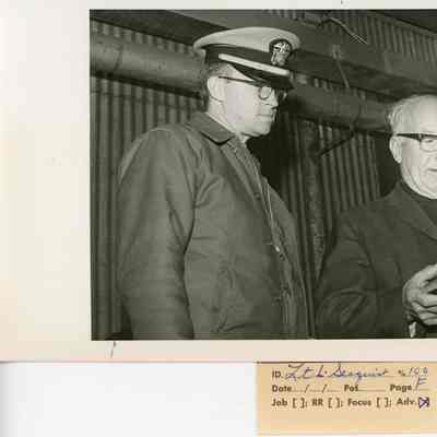 Lt. L. Seaquist and Fred Peterson