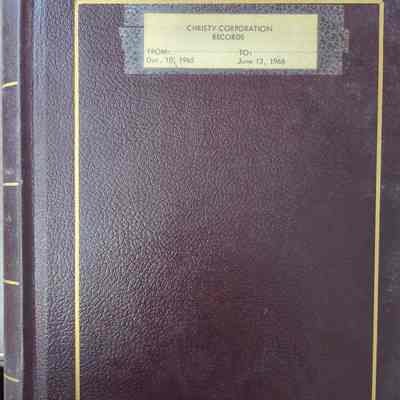 Christy corp records 1965-1968