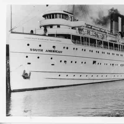 SS South American underway