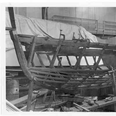 Cameo under construction at Peterson Builders January 1948