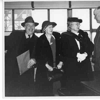 L.D. Smith with three people