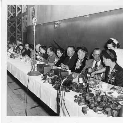 Badger/Spartan christening dinner September 6, 1952