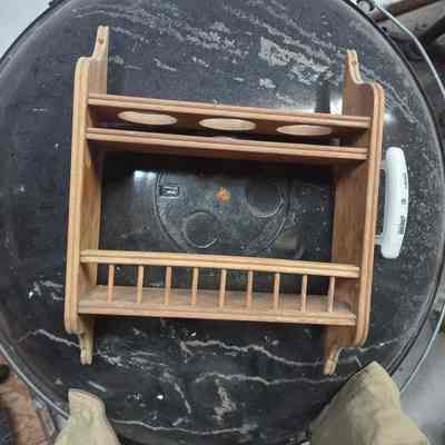 Wooden drink holder