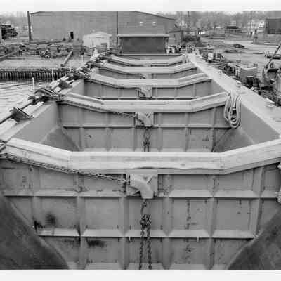 top view of dump scow Mary P. May 15,1959