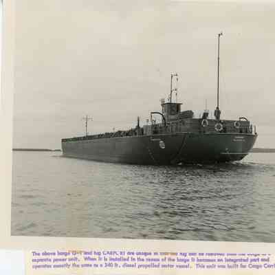 Integrated tug/barge system Carport/G-1 underway