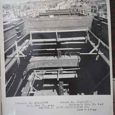 Leathem D. Shipbuilding Co. Photograph album