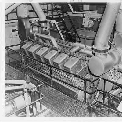 Man in J.R. Sensibar engine room