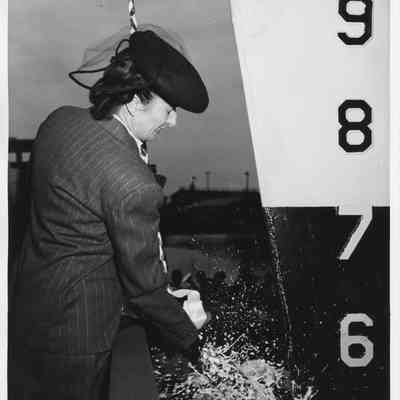 Mrs. Sydney T. Smith christening ship