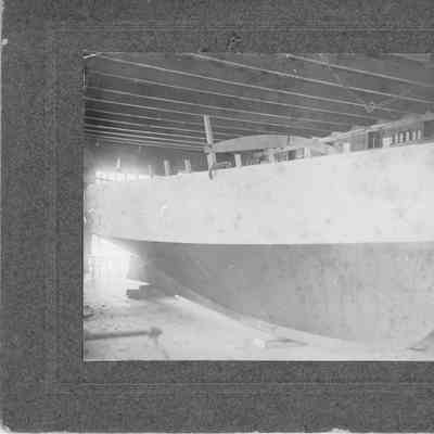 Recreation under construction at Harris Boat Works