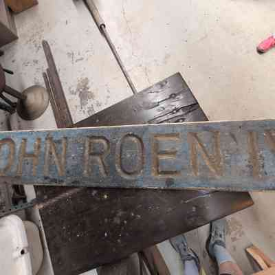 John Roen IV Nameboard