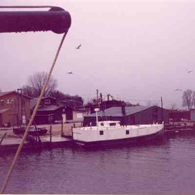 Fishing tug C.W. Bohman in Algoma 1990