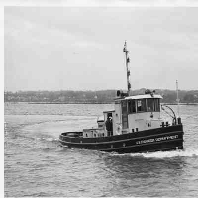 US Engineer Department tug underway