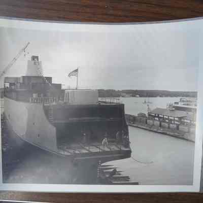 Stern view of the Badger on Skids