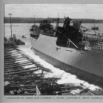 Clement C. Jayne ship launching