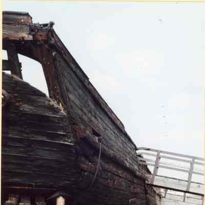 Alvin Clark starboard side with view of ramps 1994