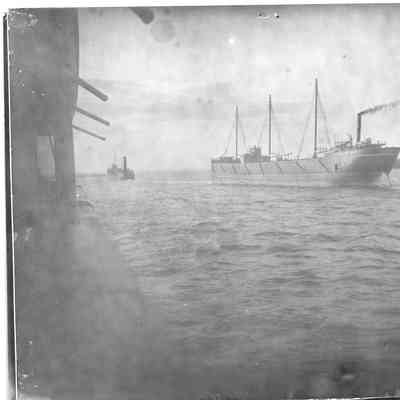 Steamship in Bay of Sturgeon Bay April, 1961