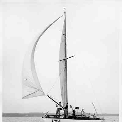 Half Moon underway