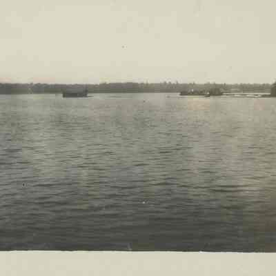 Pier with building