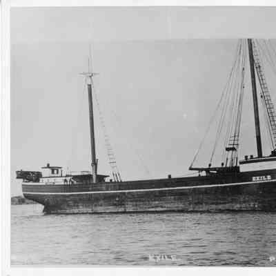 Exile with sails down