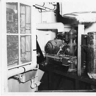 motor in ship interior