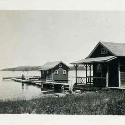 Hotz family boathouse in Fish Creek