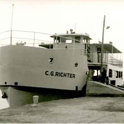 C.G. Richter at Gills Rock 1955