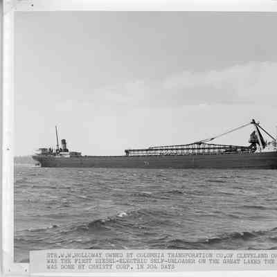 Steamer W.W. Holloway June 22, 1957