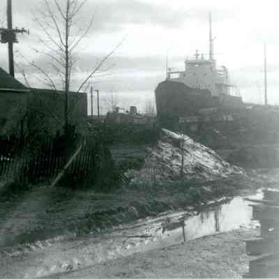 Pleiades being scrapped at Sturgeon Bay 1970