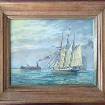 Down to Green Bay oil painting