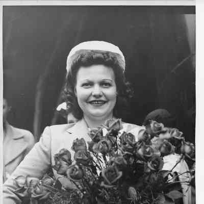 PC-1171 ship sponsor Betty Lau at christening of vessel 1943