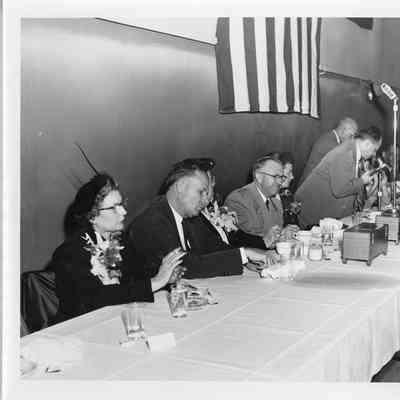 Badger/Spartan christening dinner September 6, 1952