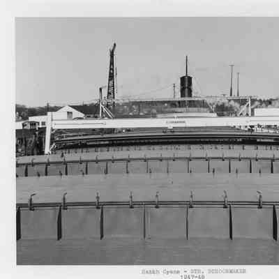 Hatch crane on Schoonmaker at Christy Corporation 1947-1948