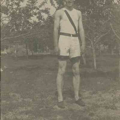man at orchard