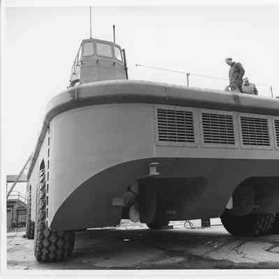 PBI stern view of Larc on shore