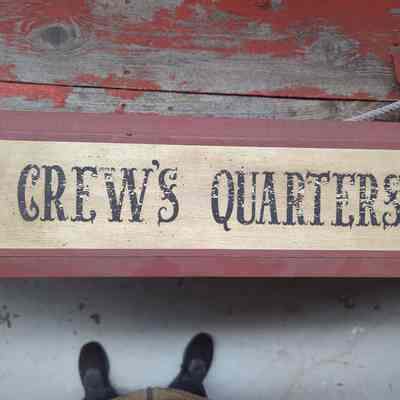 Crews Quarters Sign