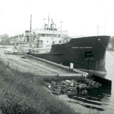 Imperial Collingwood unloading gasoline in Two River 1975