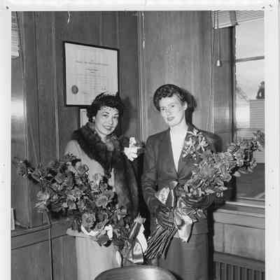 Mrs. Kohler and Mrs. Hannah at Christy Corp