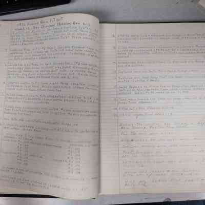L.E. Block ship's log 1976