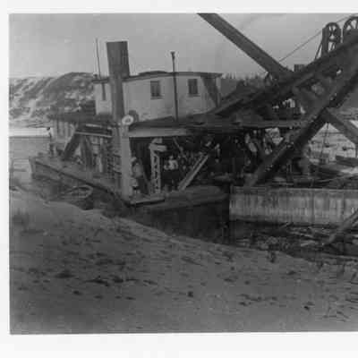 Dredge at shoreline