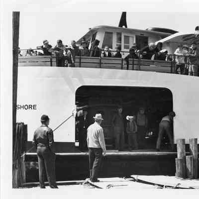 Westshore Ferry Boat docking