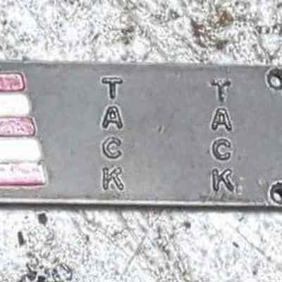 Sign with numbers
