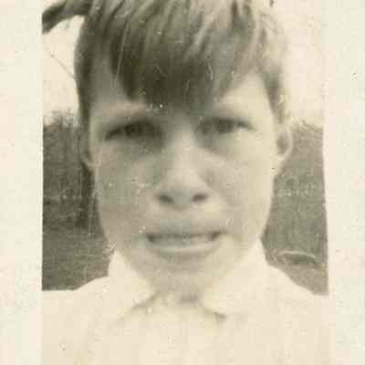 Boy making a funny face