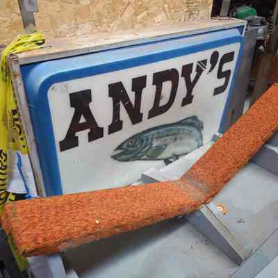 Andy's Fish Market Sign
